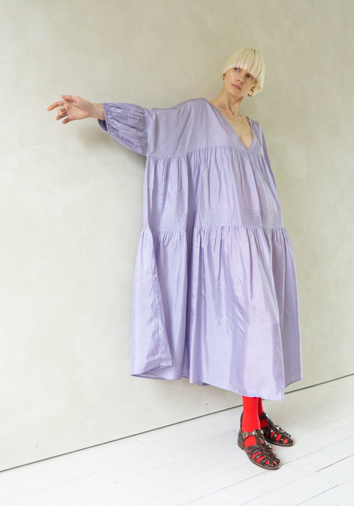 Lavender Maxi Dress Looks