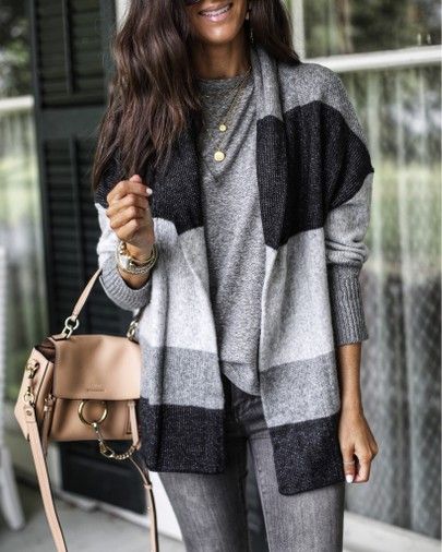 Shawl Collar Sweater Outfit
  Ideas for Ladies