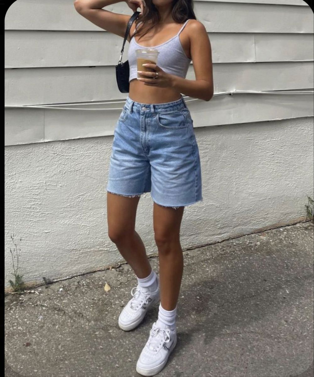 Jean Shorts Outfits for Women