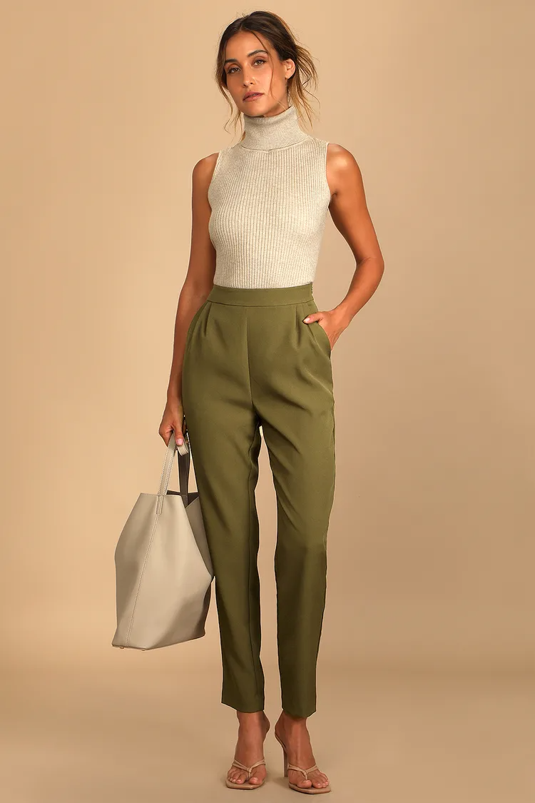 Olive Green Outfit Ideas for
  Ladies