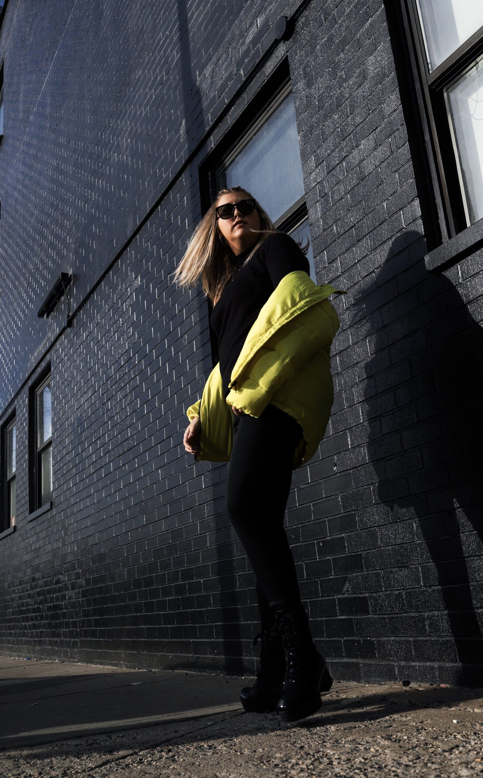 Yellow Puffer Jacket Outfit
  Ideas for Women