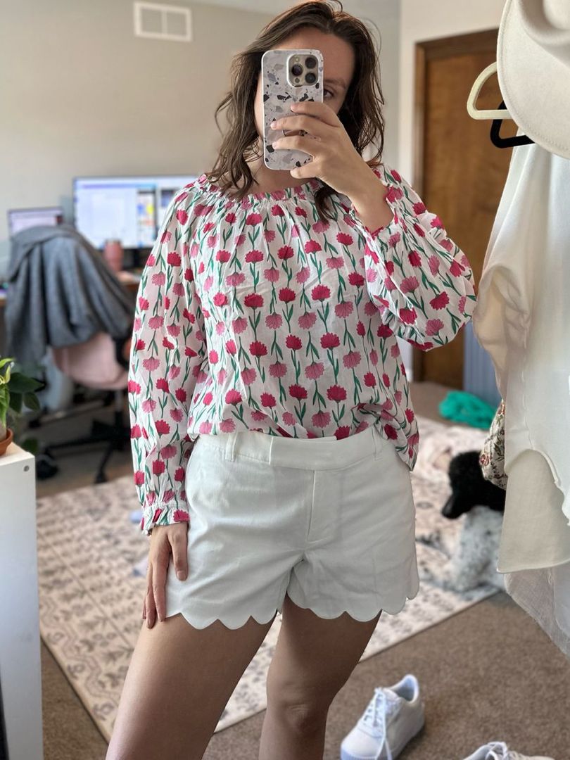 Scalloped Shorts Outfit Ideas