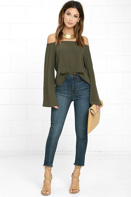 Green Blouse Outfit Ideas for
  Ladies