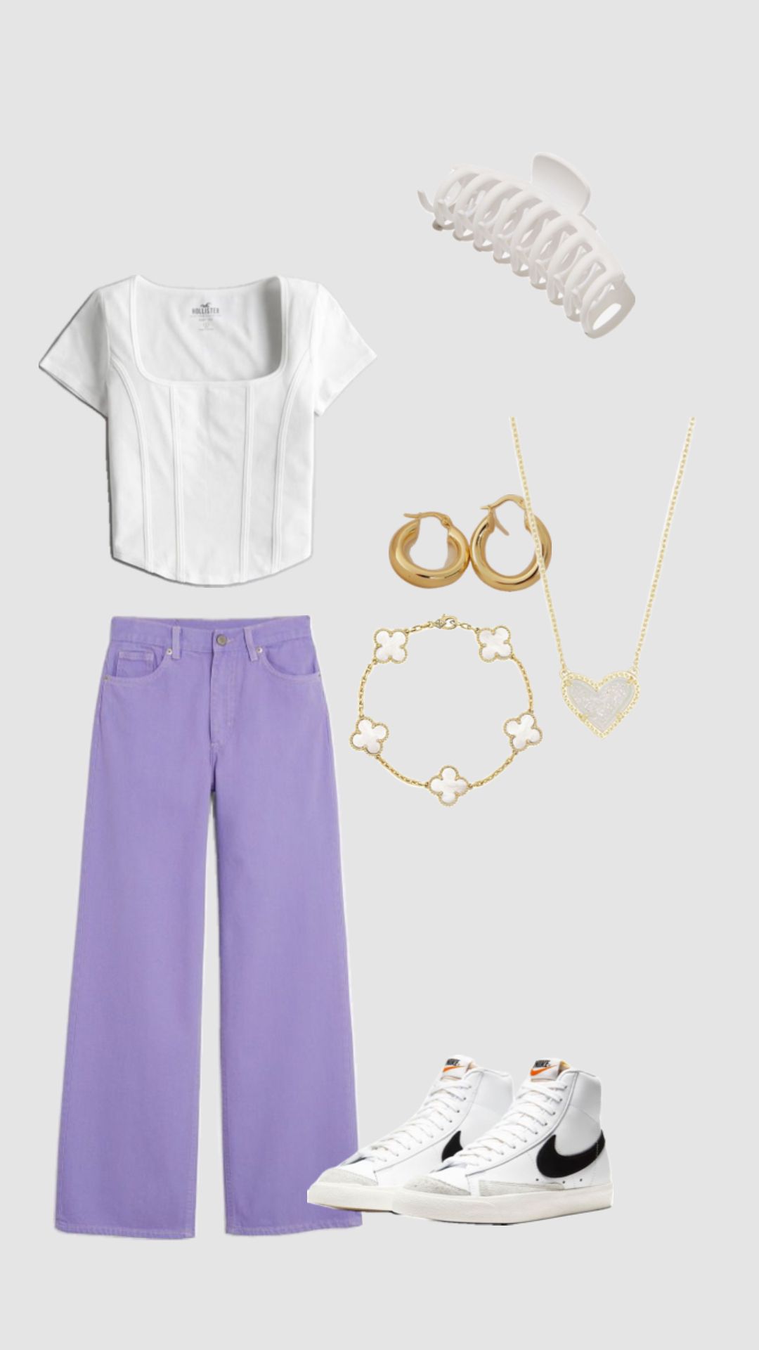 Purple Outfit Ideas for Ladies