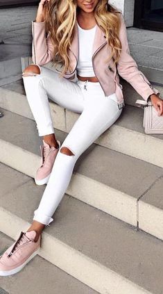 Rose Gold Jacket Outfit Ideas