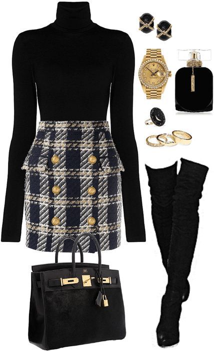 Black and Gold Shoes Outfit
  Ideas for Women