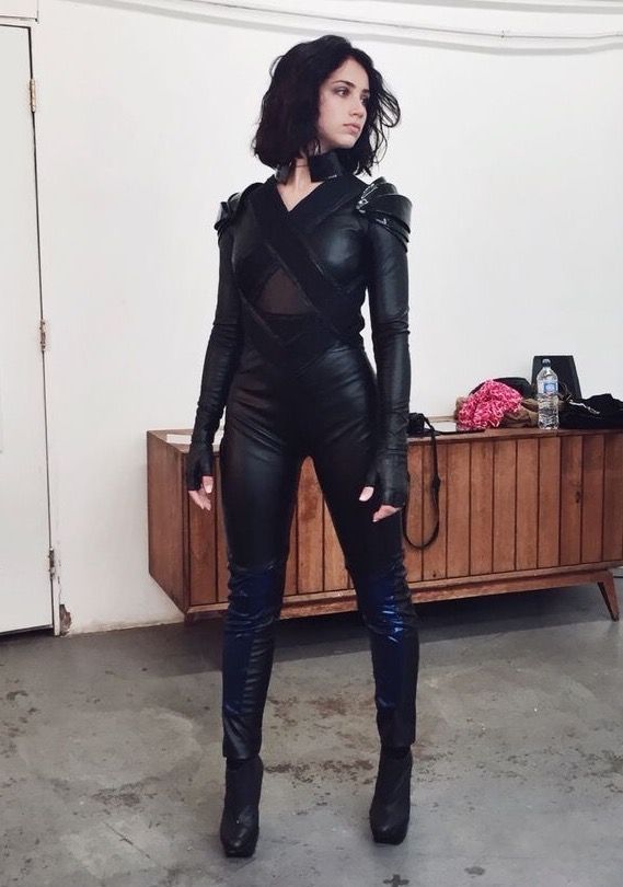 Black Leather Jumpsuit Sexy
  Outfits