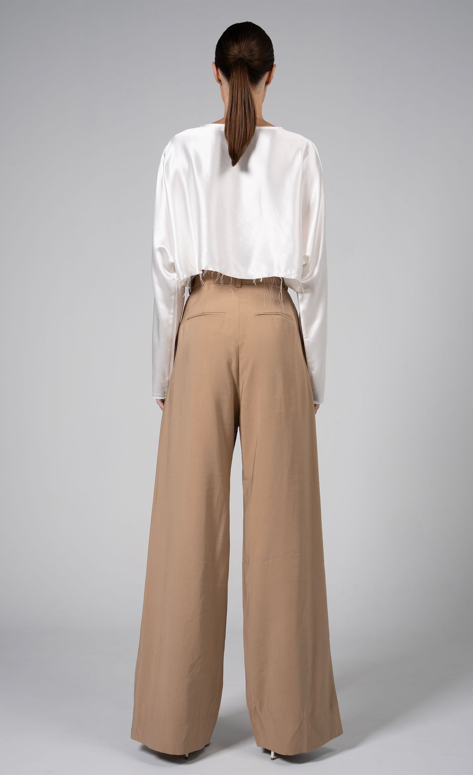 High Waisted Wide Leg Dress
  Pants for Women