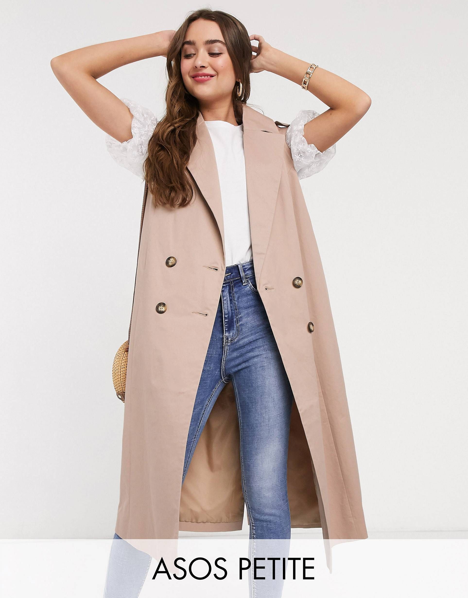 Sleeveless Trench Coat Outfit
  Ideas for Women