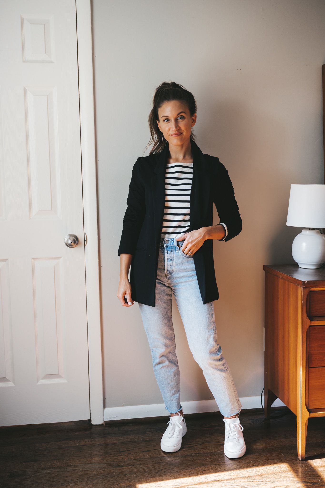 Striped Blazer Outfit Ideas
  for Women