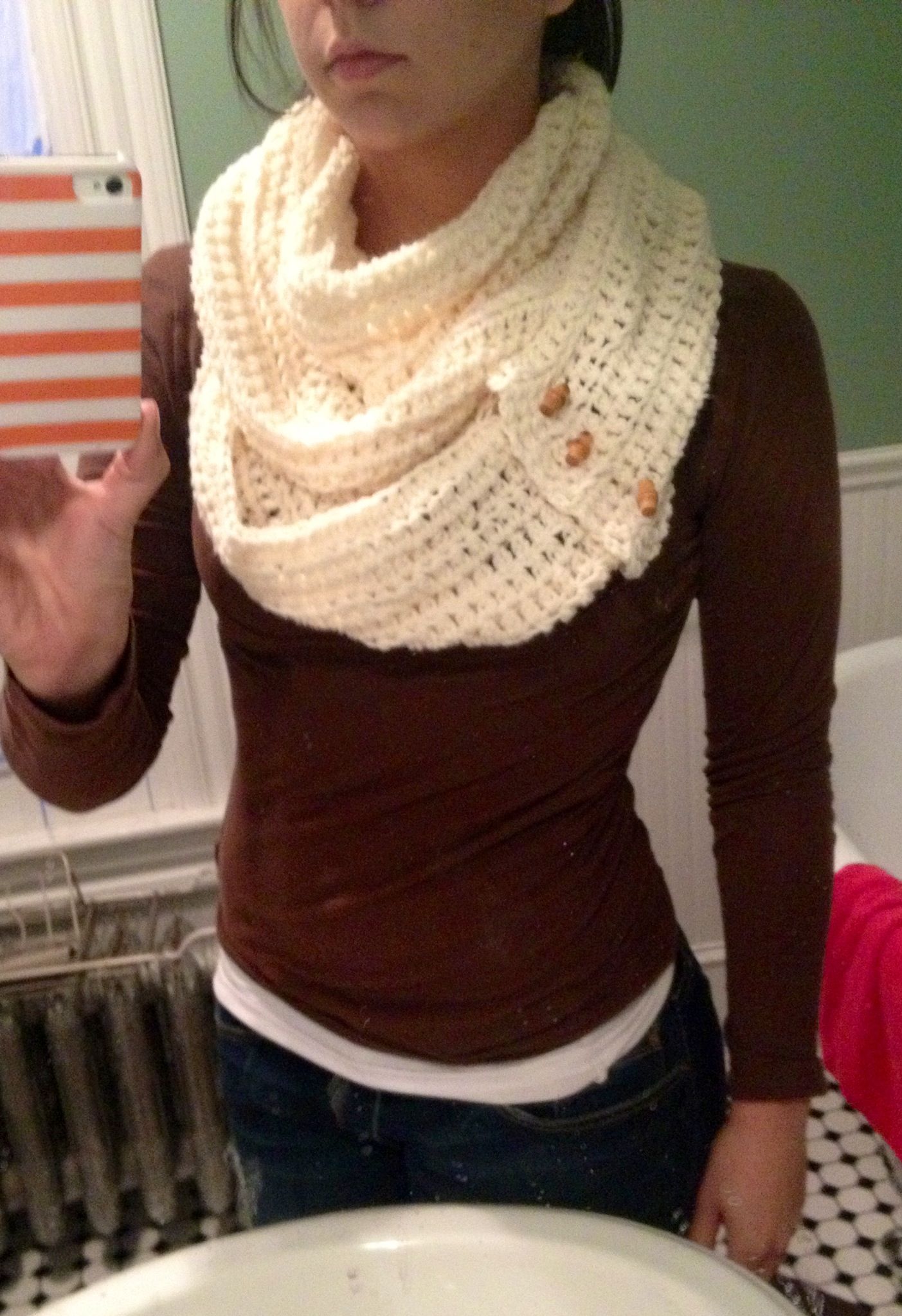 Crochet Infinity Scarf Outfit
  Ideas