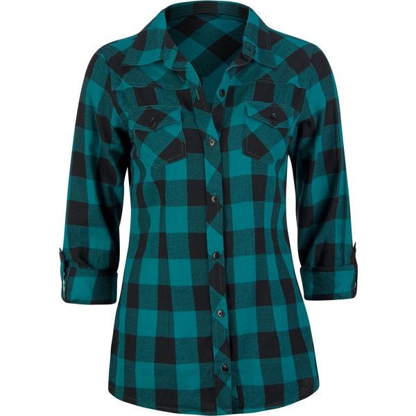 Green Plaid Shirt Casual
  Outfits for Ladies