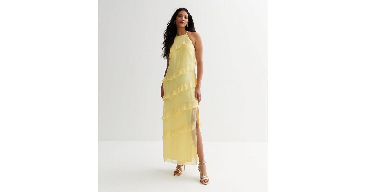Pale Yellow Dress Outfit Ideas