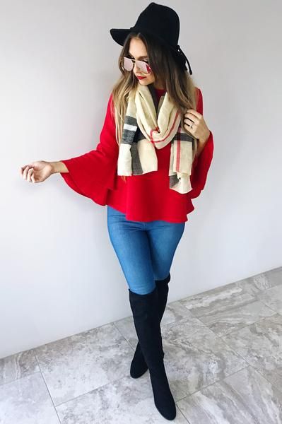 Red Blouse Outfit Ideas for
  Women