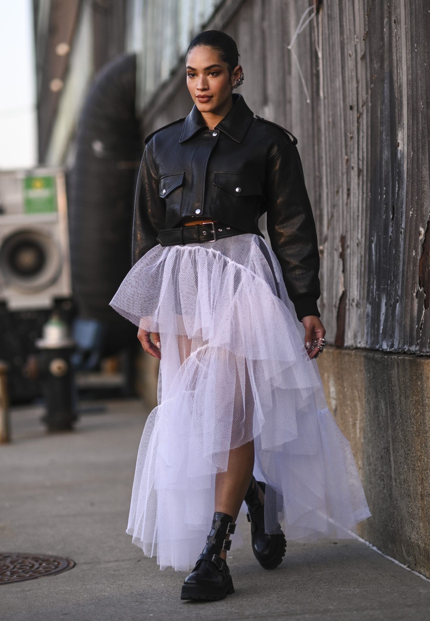 Long Tulle Skirt Outfit Ideas