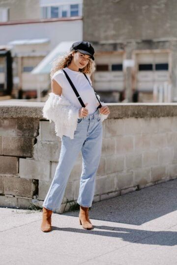 Suspender Jeans Outfit Ideas
  for Women
