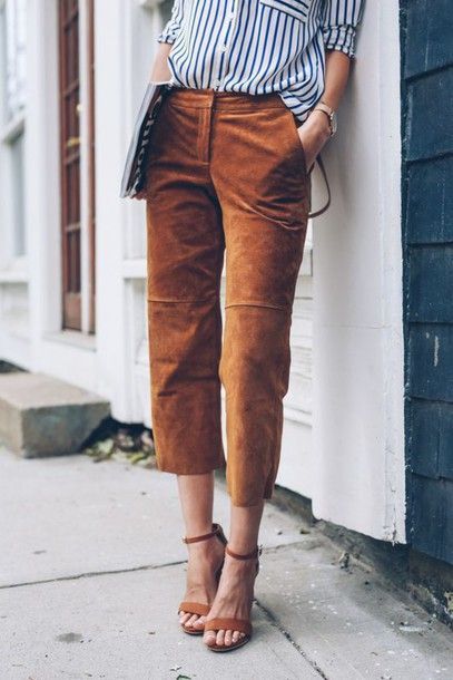 Suede Pants for Women