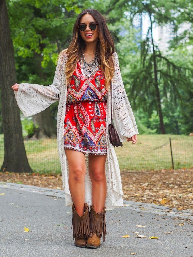 Outfit Ideas Fringe Boots