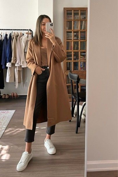Wool Wrap Coat Outfit Ideas