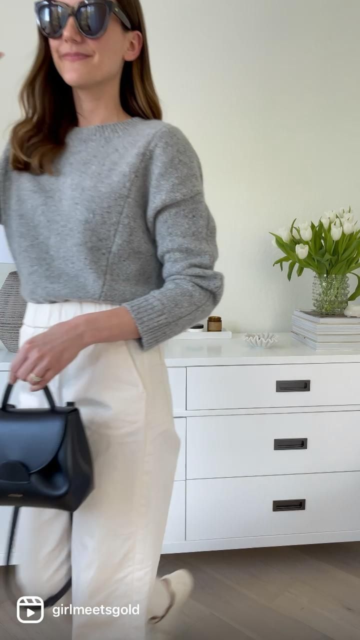 Grey Sweater Outfit Ideas for
  Women