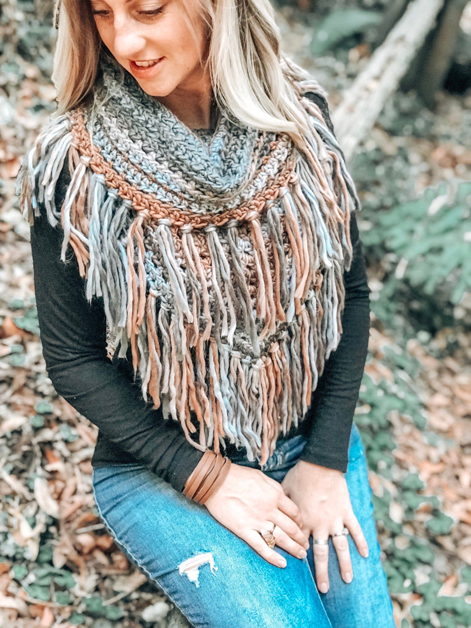 Crochet Infinity Scarf Outfit
  Ideas