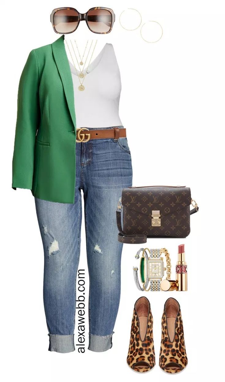 Green Blazer Outfit Ideas