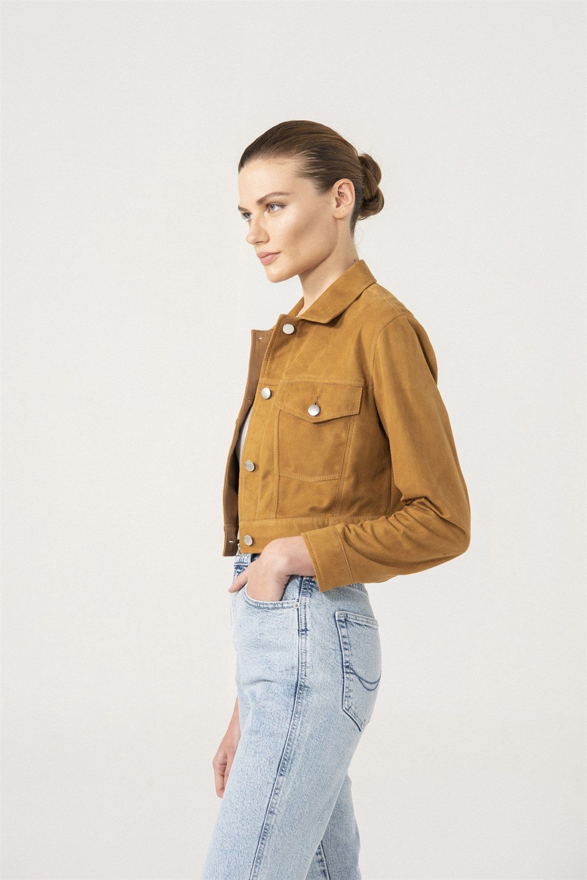 Suede Biker Jacket Outfit
  Ideas for Ladies