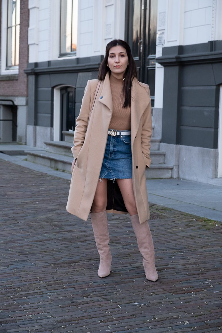 What Coat to Wear with a Denim
  Skirt