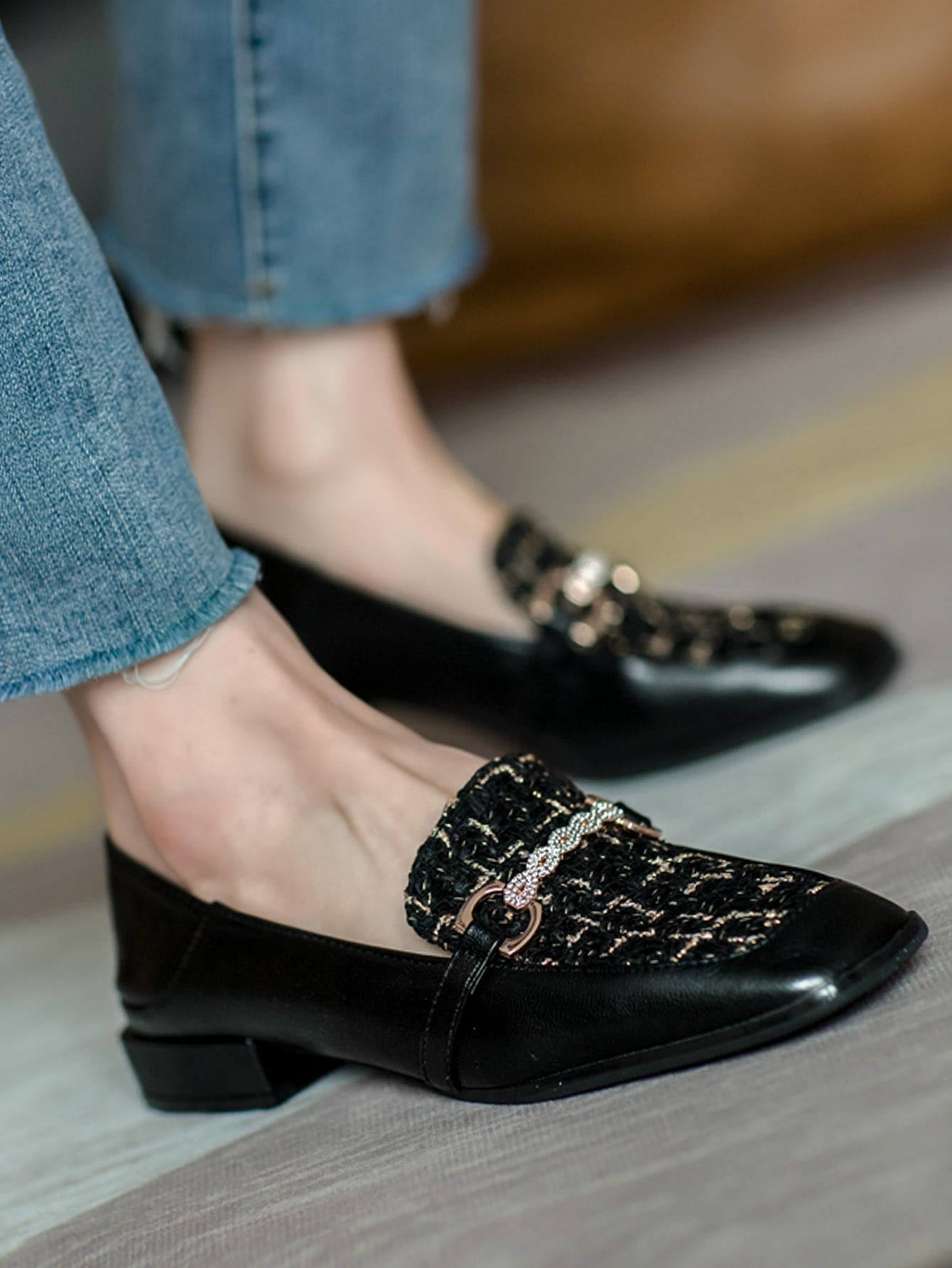 Black Loafers for Women