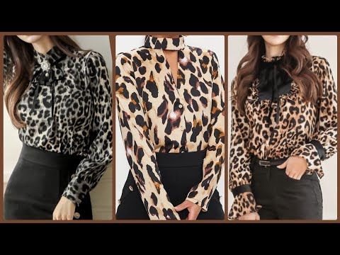 Leopard Print Blouse Outfit
  Ideas
