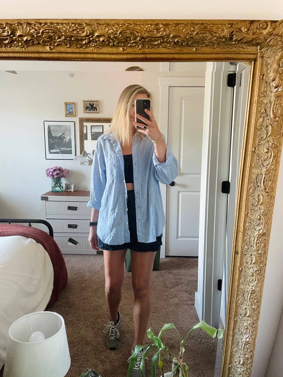 Linen Jacket Casual Outfit
  ideas