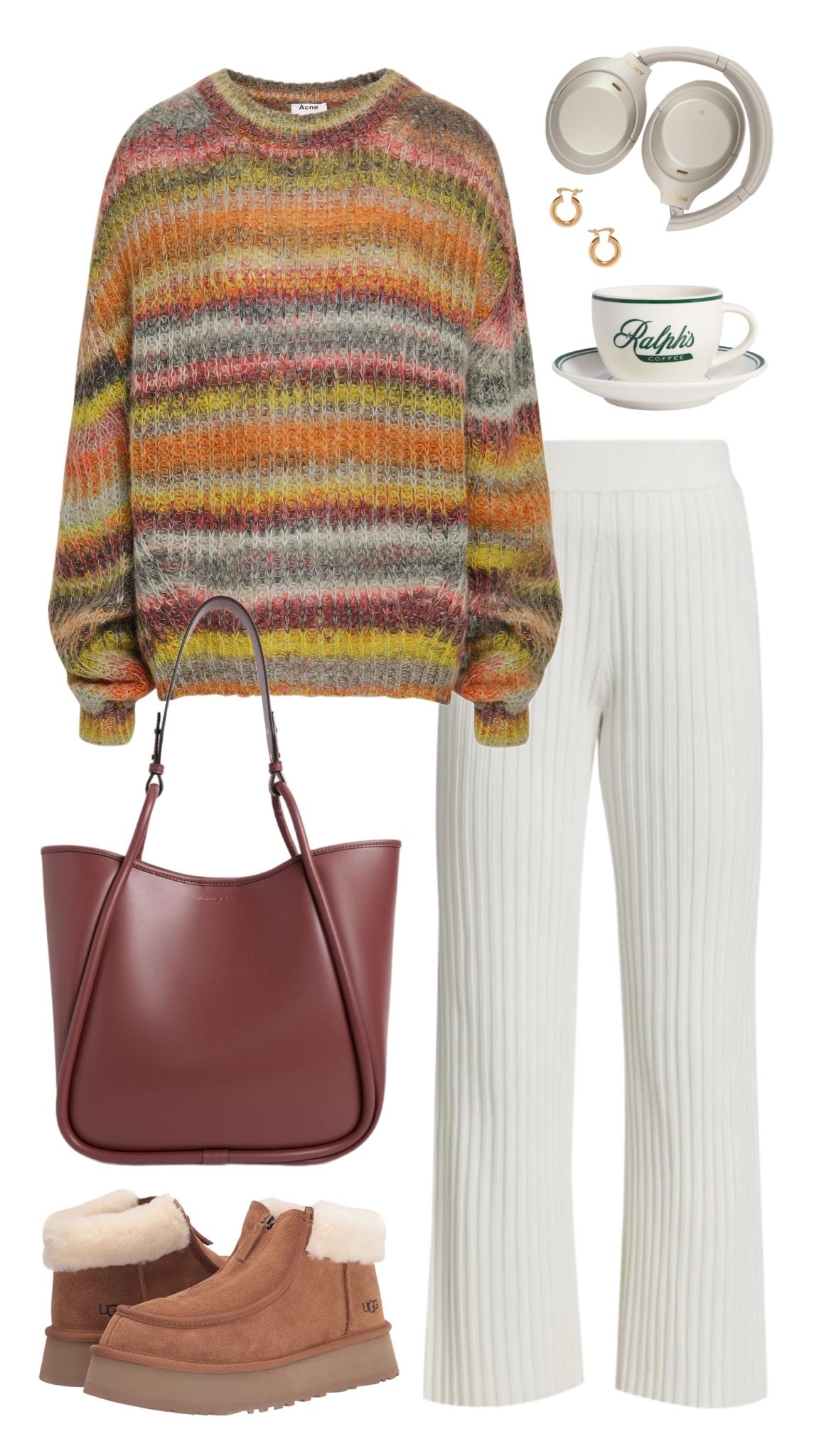 Knit Pants Outfit Ideas for
  Women