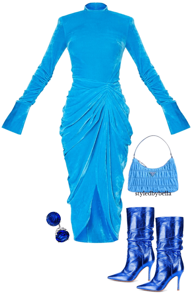 Blue Cocktail Dress Outfit
  Ideas for Women