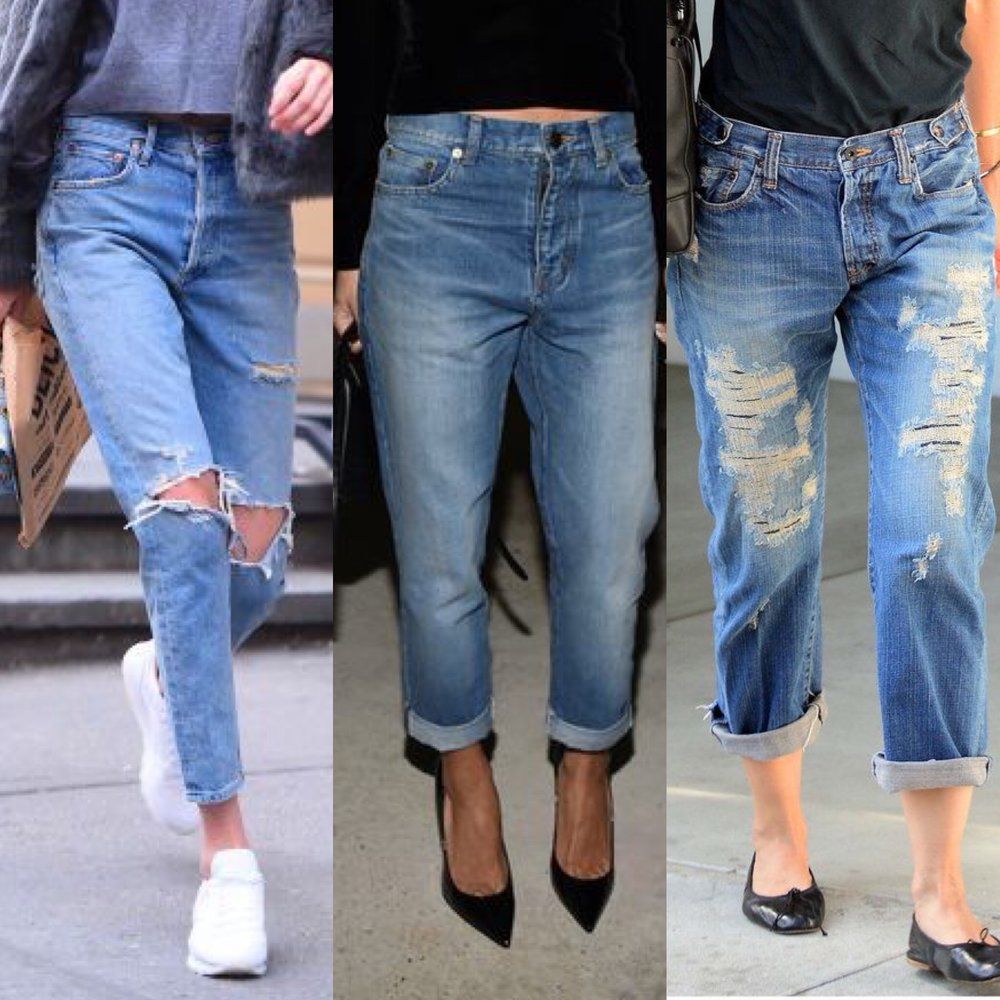 Ways To Wear Boyfriend Jeans
  as a Girlfriend