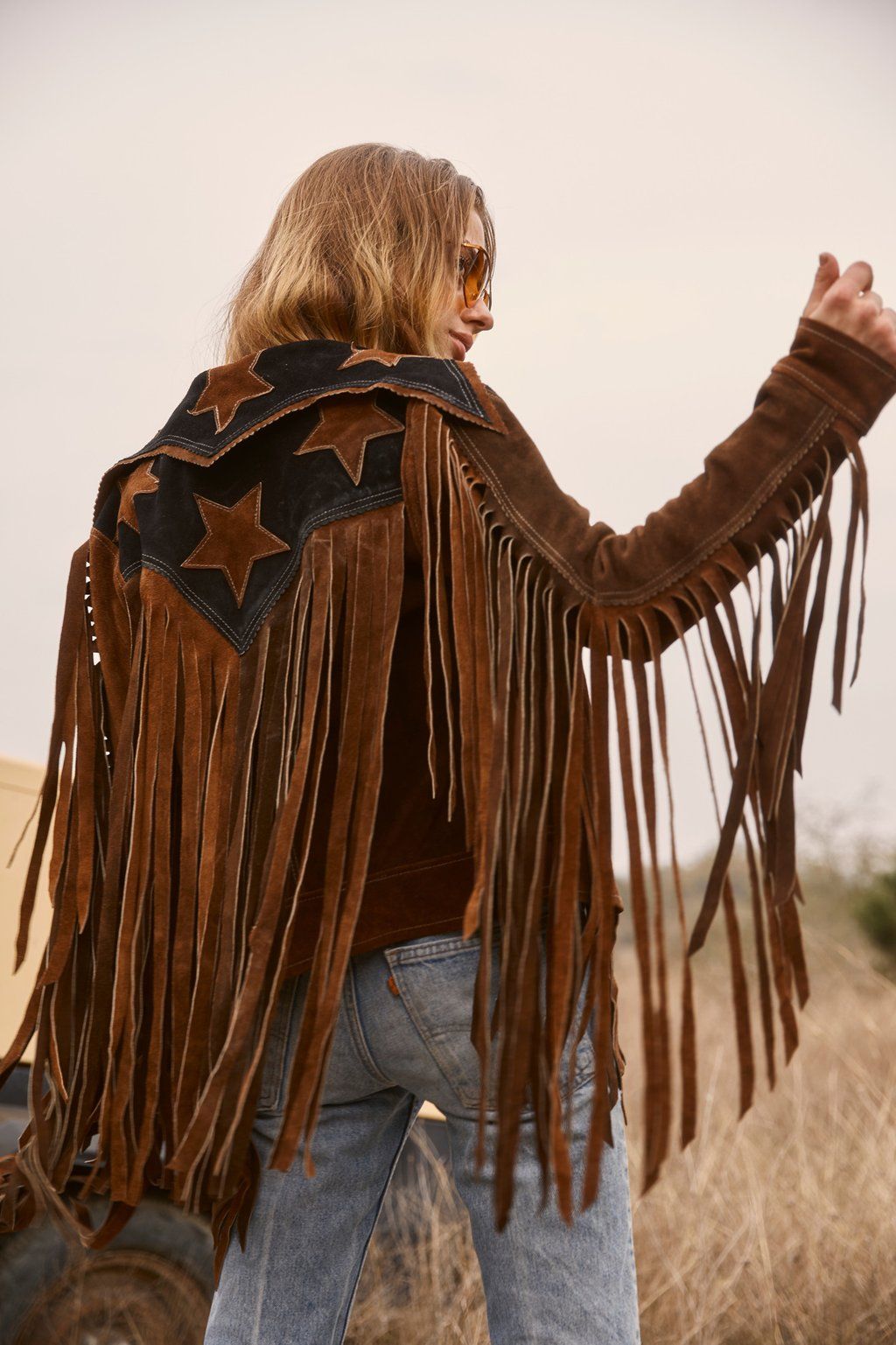 Brown Suede Jacket for Women