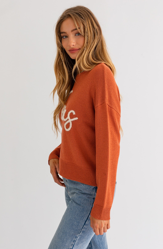 Burnt Orange Sweater