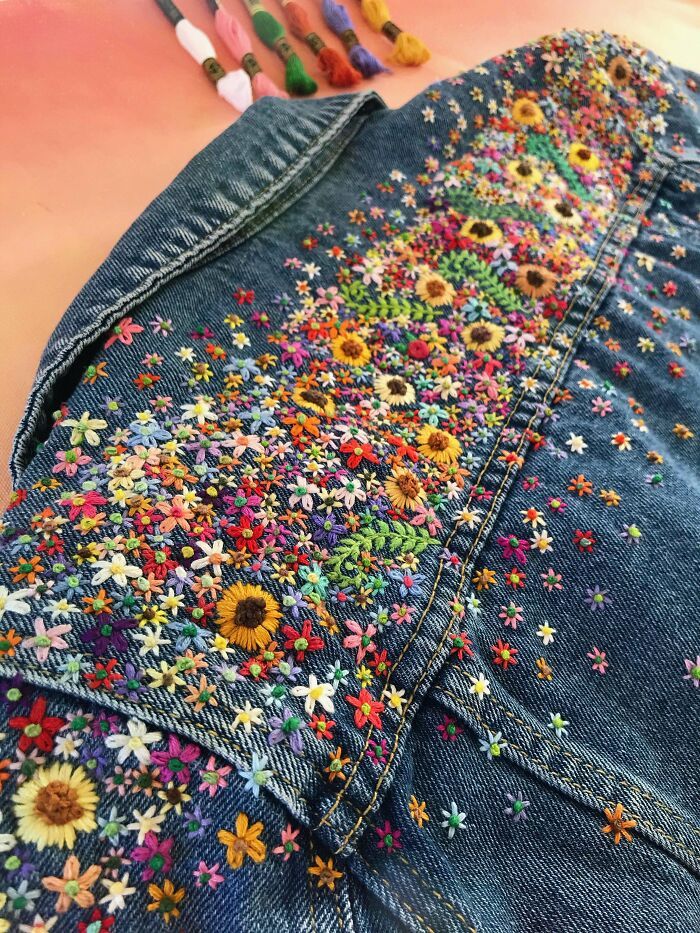 Embroidered Denim Jacket
  Outfits