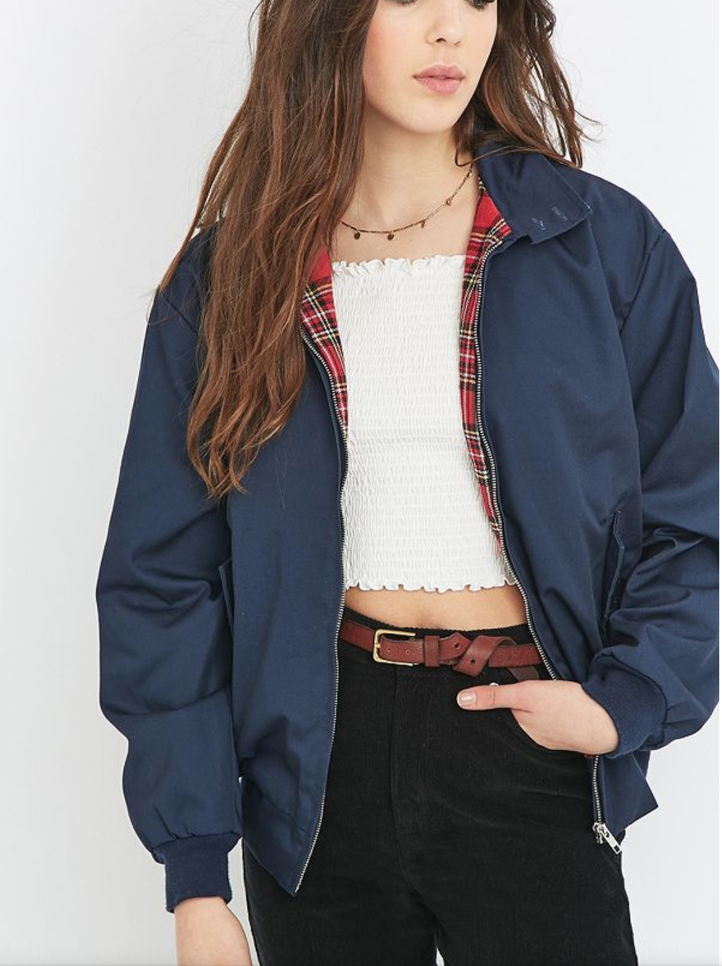 Harrington Jacket Outfit Ideas
  for Women