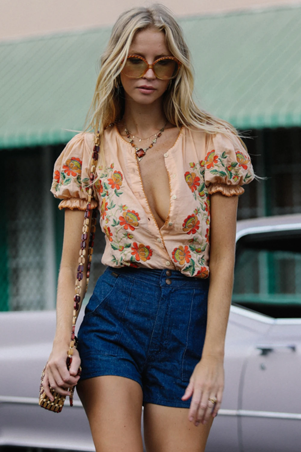 Embroidered Blouse Outfit
  Ideas