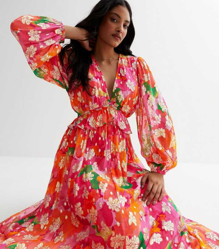 Floral Maxi Dress Outfit Ideas