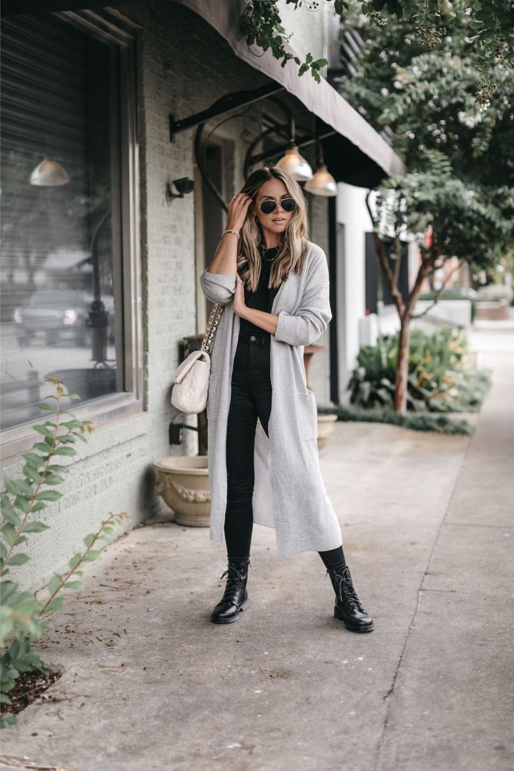 Long White Cardigan Outfit
  Ideas for Women