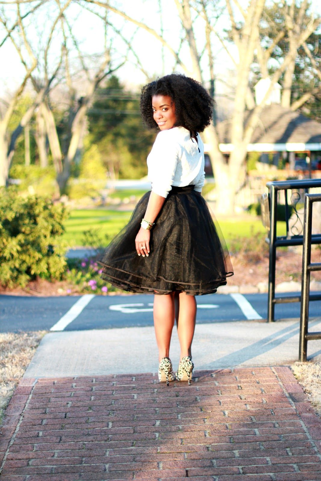 Black Tulle Skirt Outfit Ideas