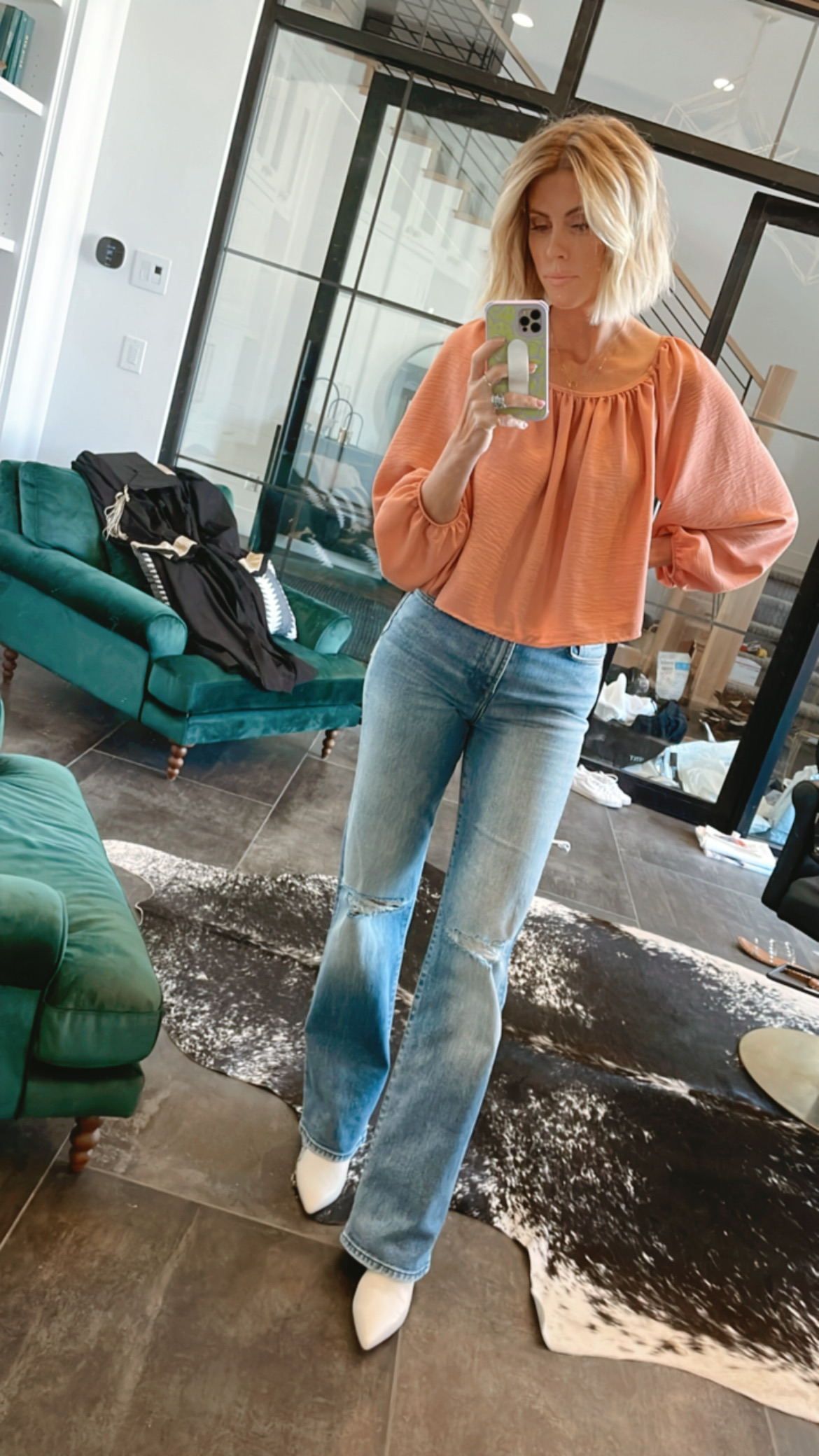 Orange Blouse Outfit Ideas for
  Women