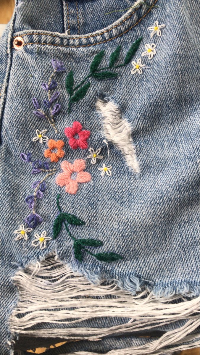 Embroidered Shorts Outfits