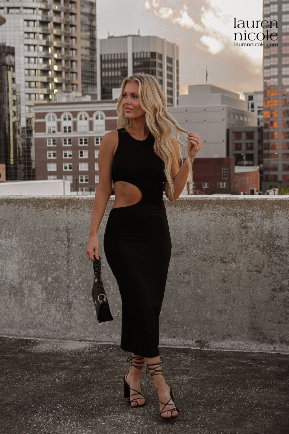 Black Midi Bodycon Dress
  Outfit Ideas for Ladies