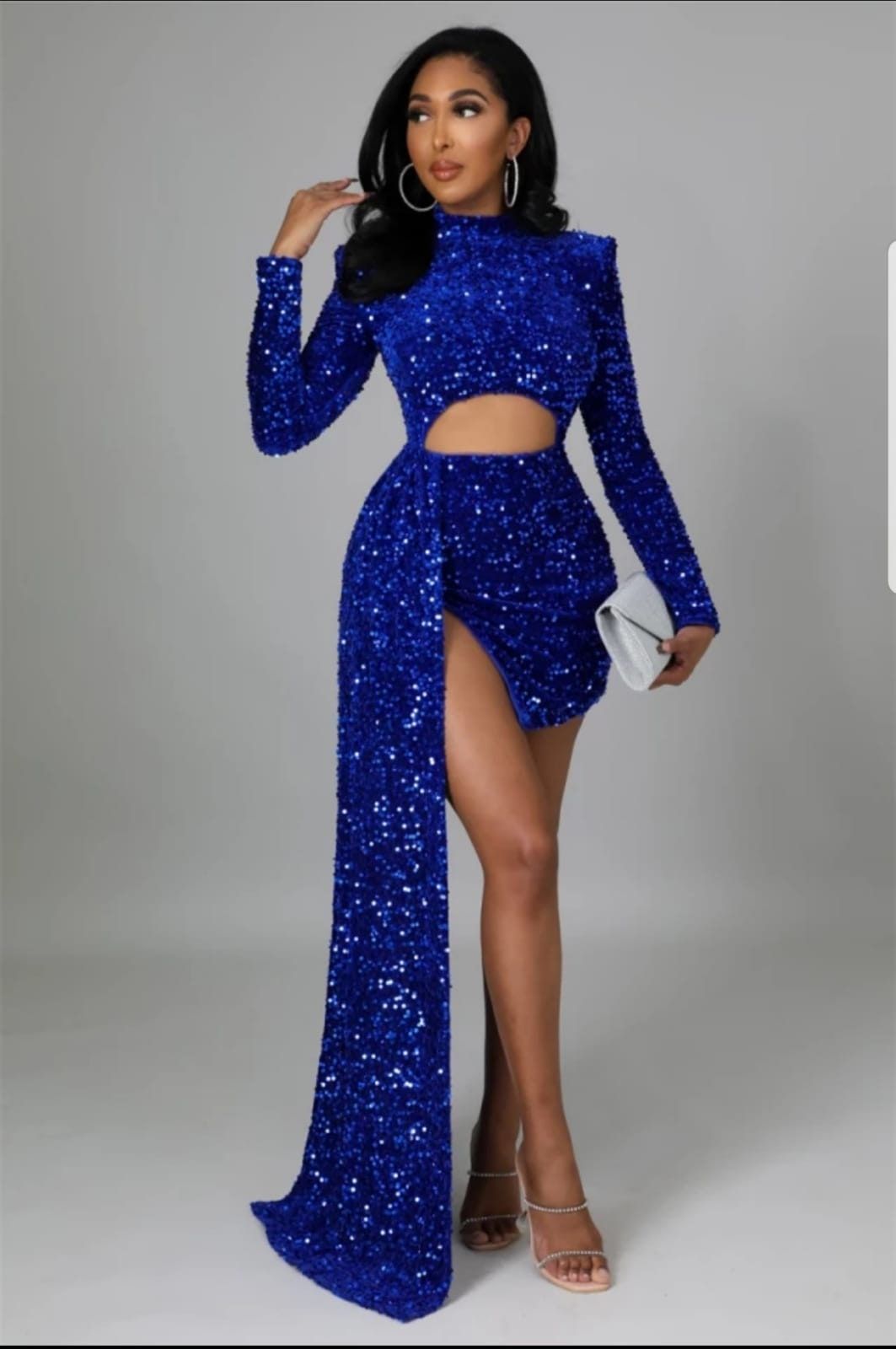Blue Sparkly Dress Outfit
  Ideas