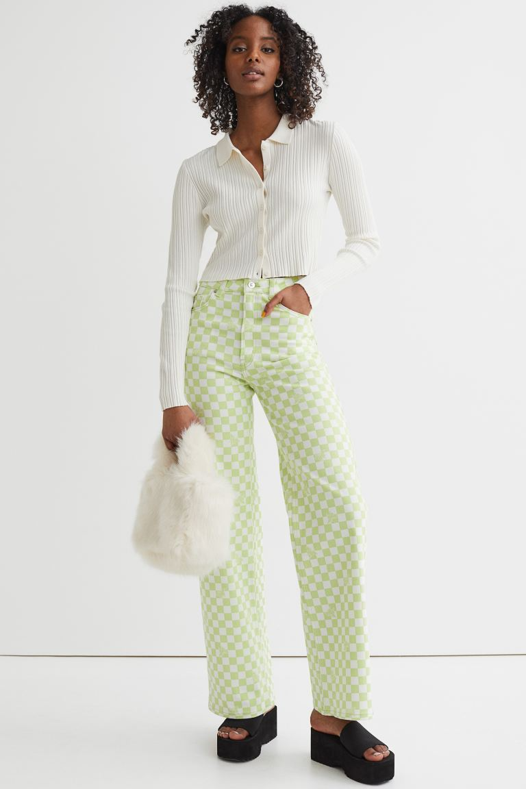 Green Plaid Pants Outfit Ideas
  for Ladies