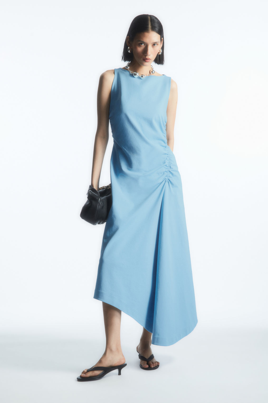 Light Blue Midi Dress Outfits
  for Women