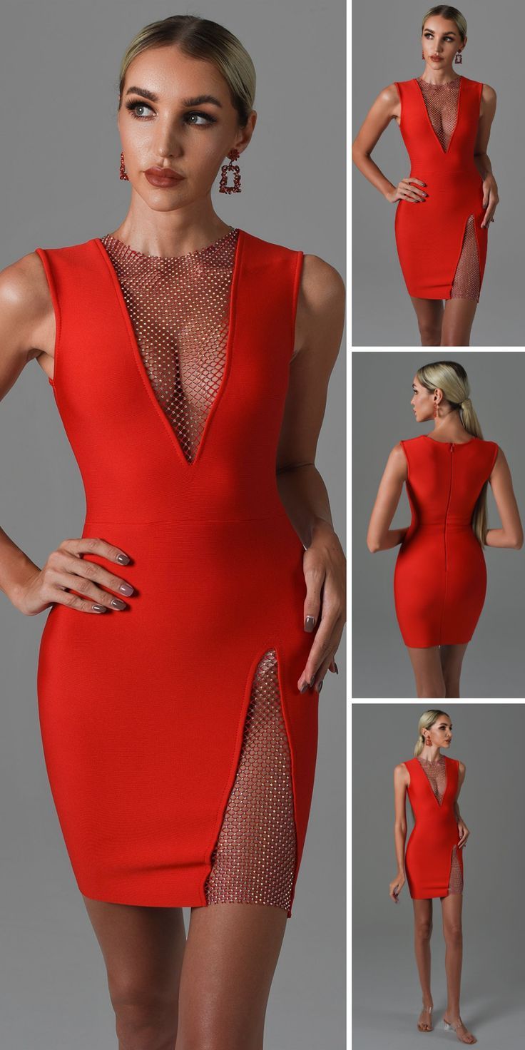 Red Cocktail Dress Outfit
  Ideas