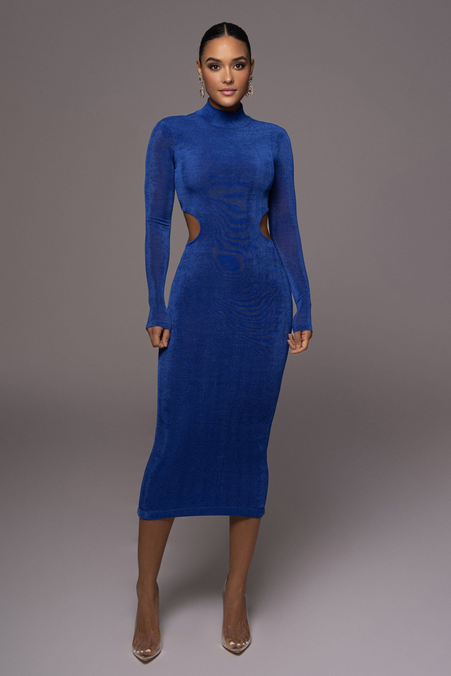 Royal Blue Long Dress Outfit
  Ideas for Women